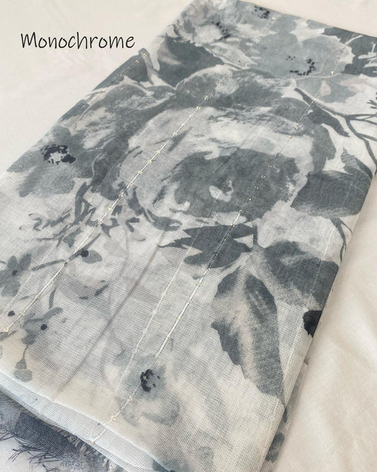 Printed Lawn - Monochrome