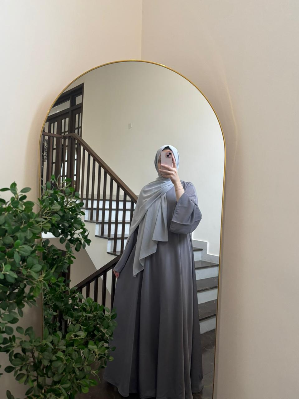Moonstone - Solid Flare Abaya