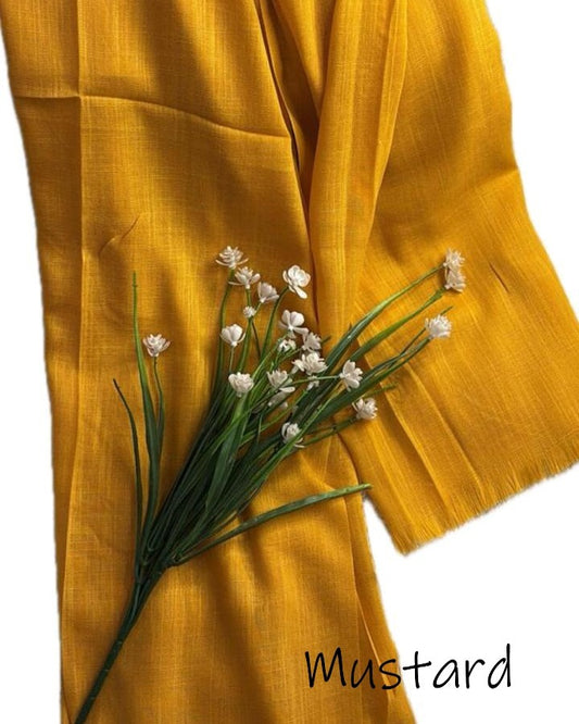 Turkish Lawn Hijab - Mustard