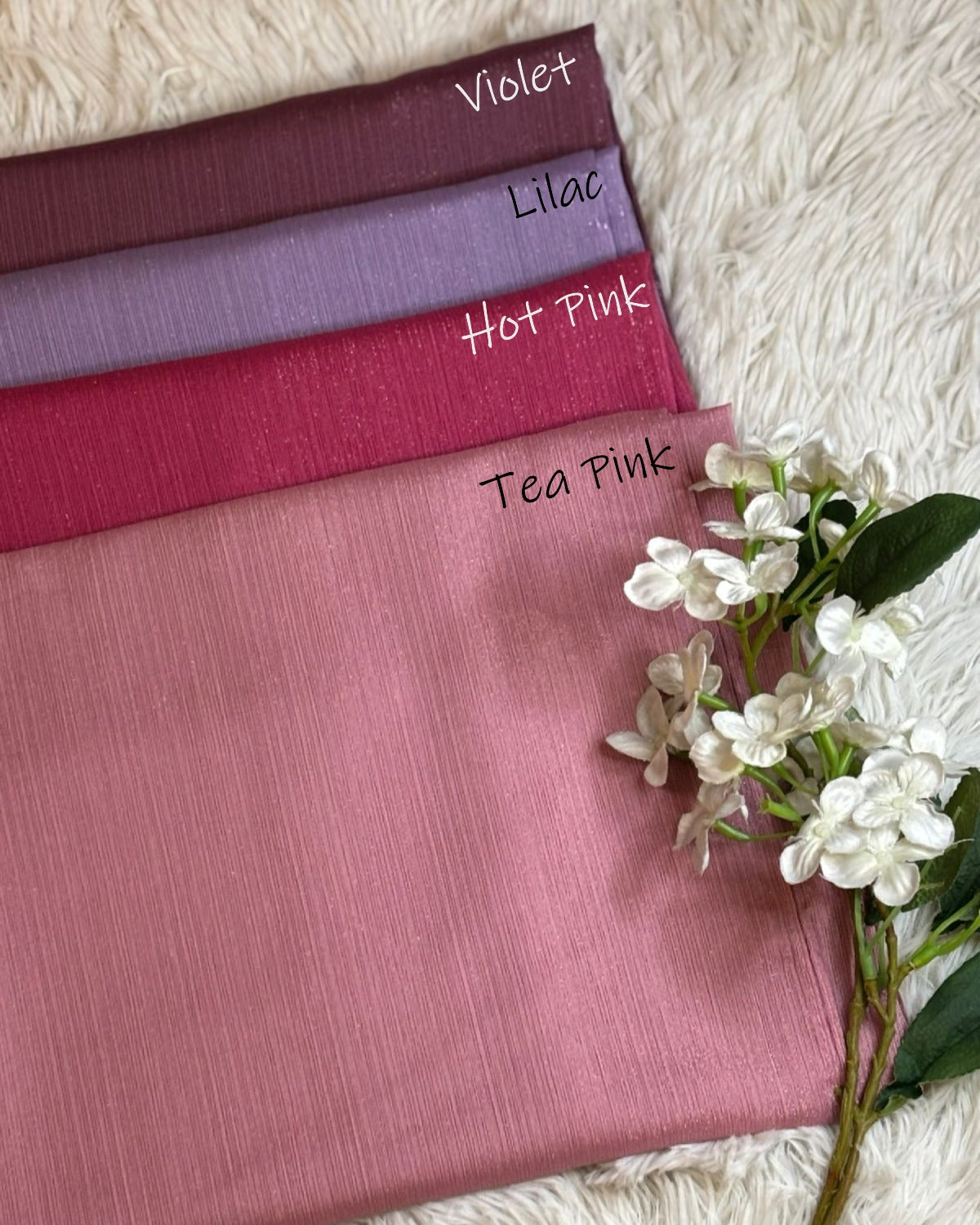 Shimmer Luxe Chiffon - Violet