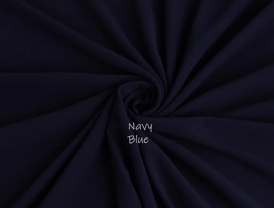Georgette Chiffon - Navy Blue
