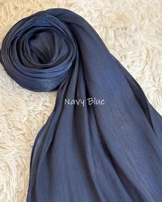 Fairy Dust Hijab - Navy Blue