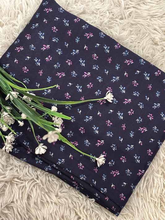 Namaz Chadar - Navy Floral