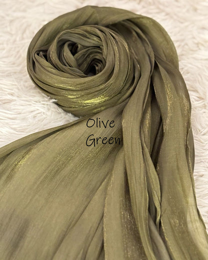 Fairy Dust Hijab - Olive Green