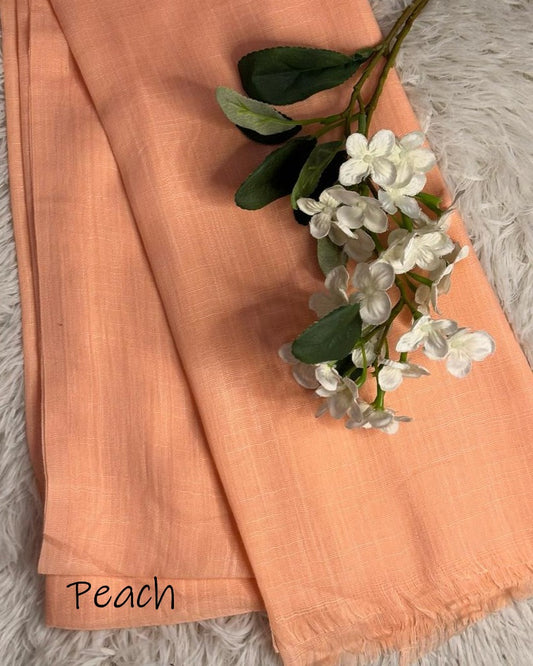 Turkish Lawn Hijab - Peach