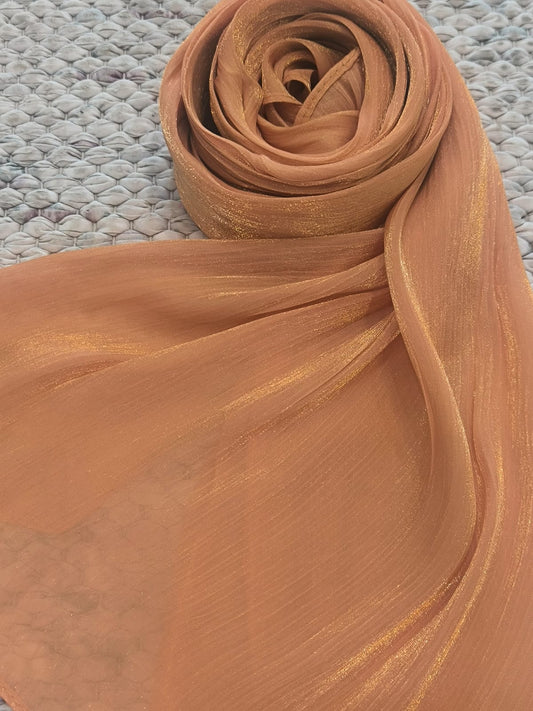 Fairy Dust Hijab - Peach