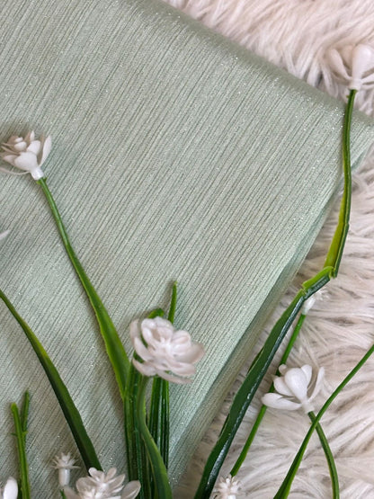 Shimmer Luxe Chiffon - Pistachio