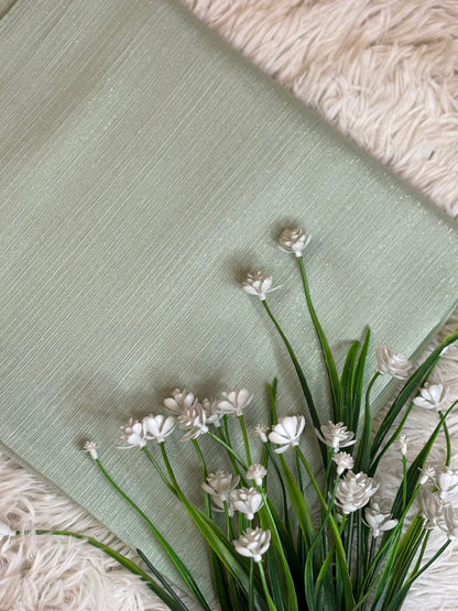 Shimmer Luxe Chiffon - Pistachio