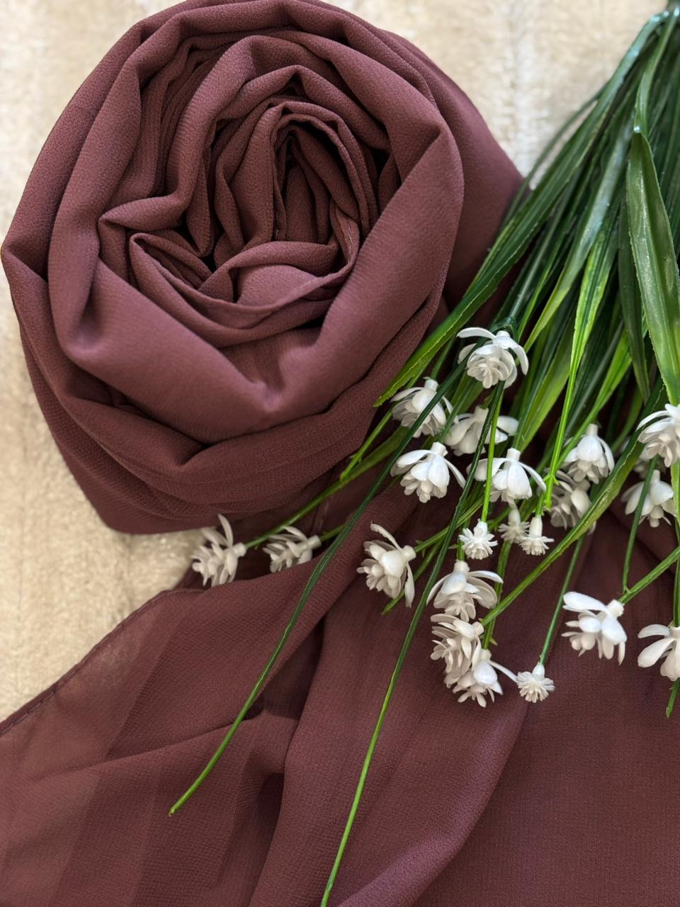 Georgette Chiffon - Rosewood