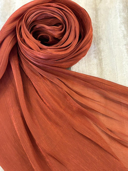 Fairy Dust Hijab - Rust