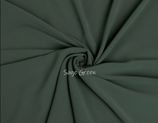 Georgette Chiffon - Sage Green