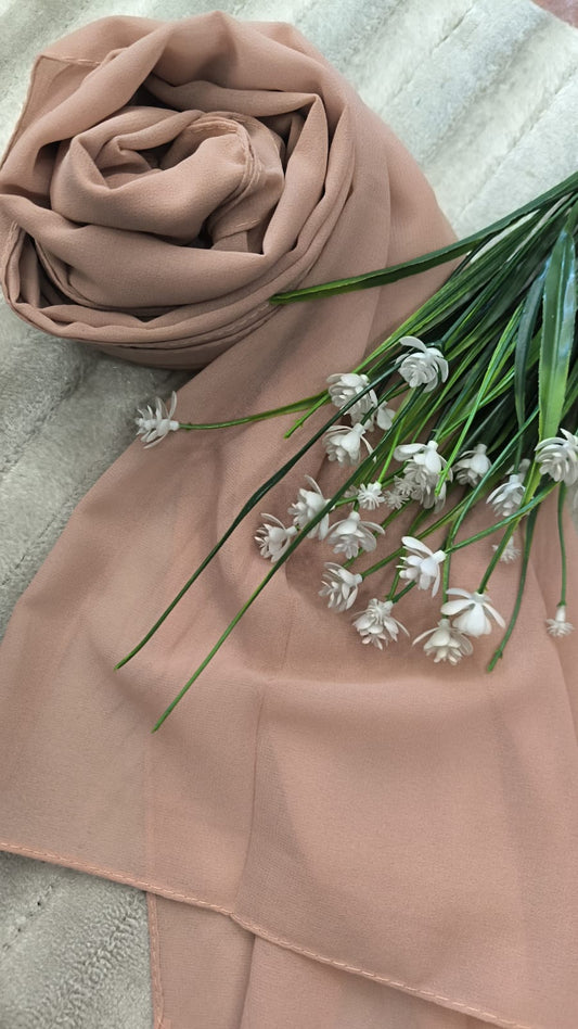 Georgette Chiffon - Salmon