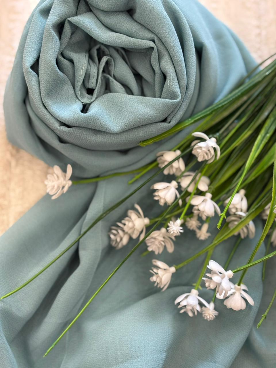 Georgette Chiffon - Sea Green