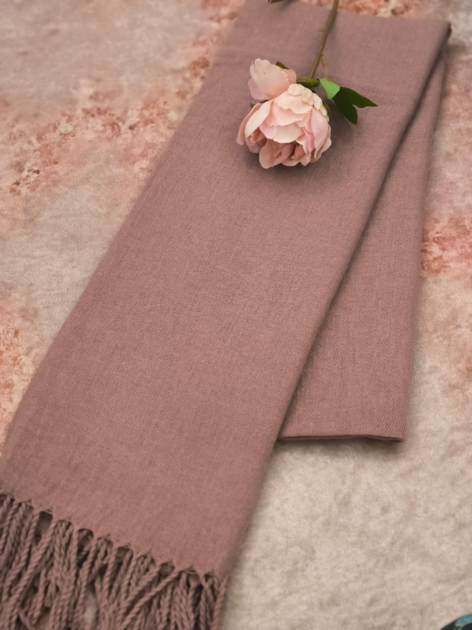 Plain Cashmere - Tea Pink