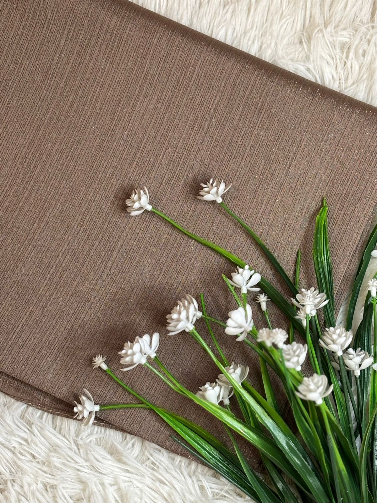 Shimmer Luxe Chiffon - Taupe