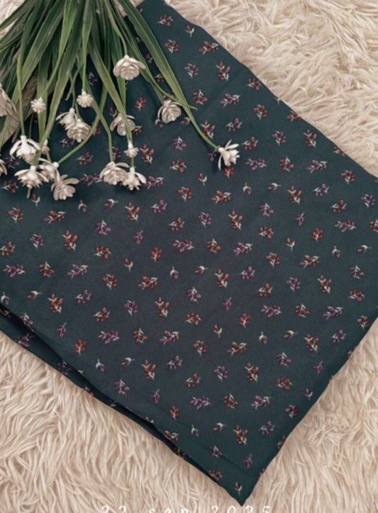 Namaz Chadar - Teal Floral