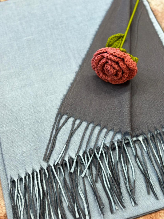 Two-Tone Wool Edit - Powder Blue