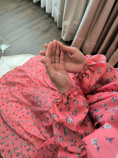 Namaz Chadar - Pink Floral