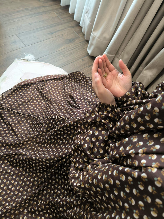 Namaz Chadar - Brown Blossom