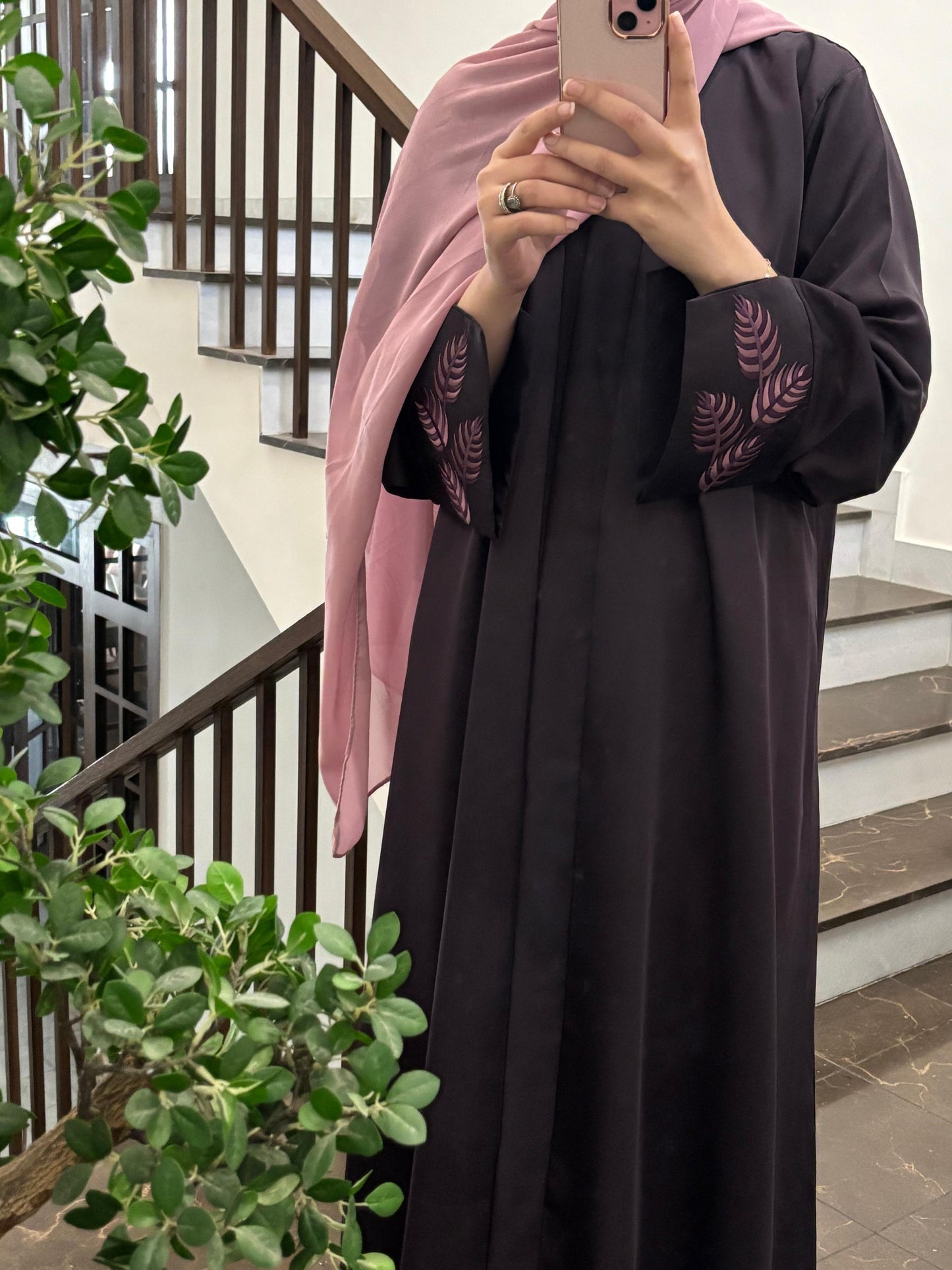 Amethyst – Embroidered Abaya