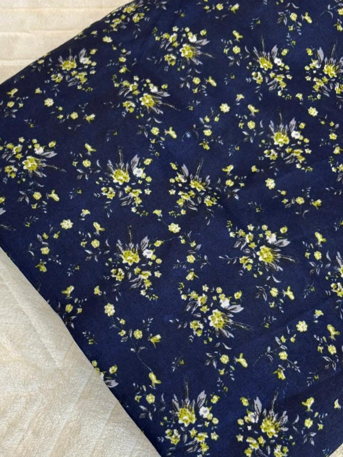 Namaz Chadar - Navy Bloom