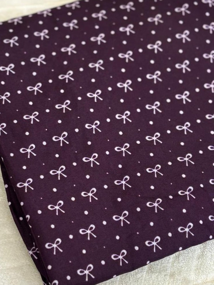 Namaz Chadar - Purple Bow
