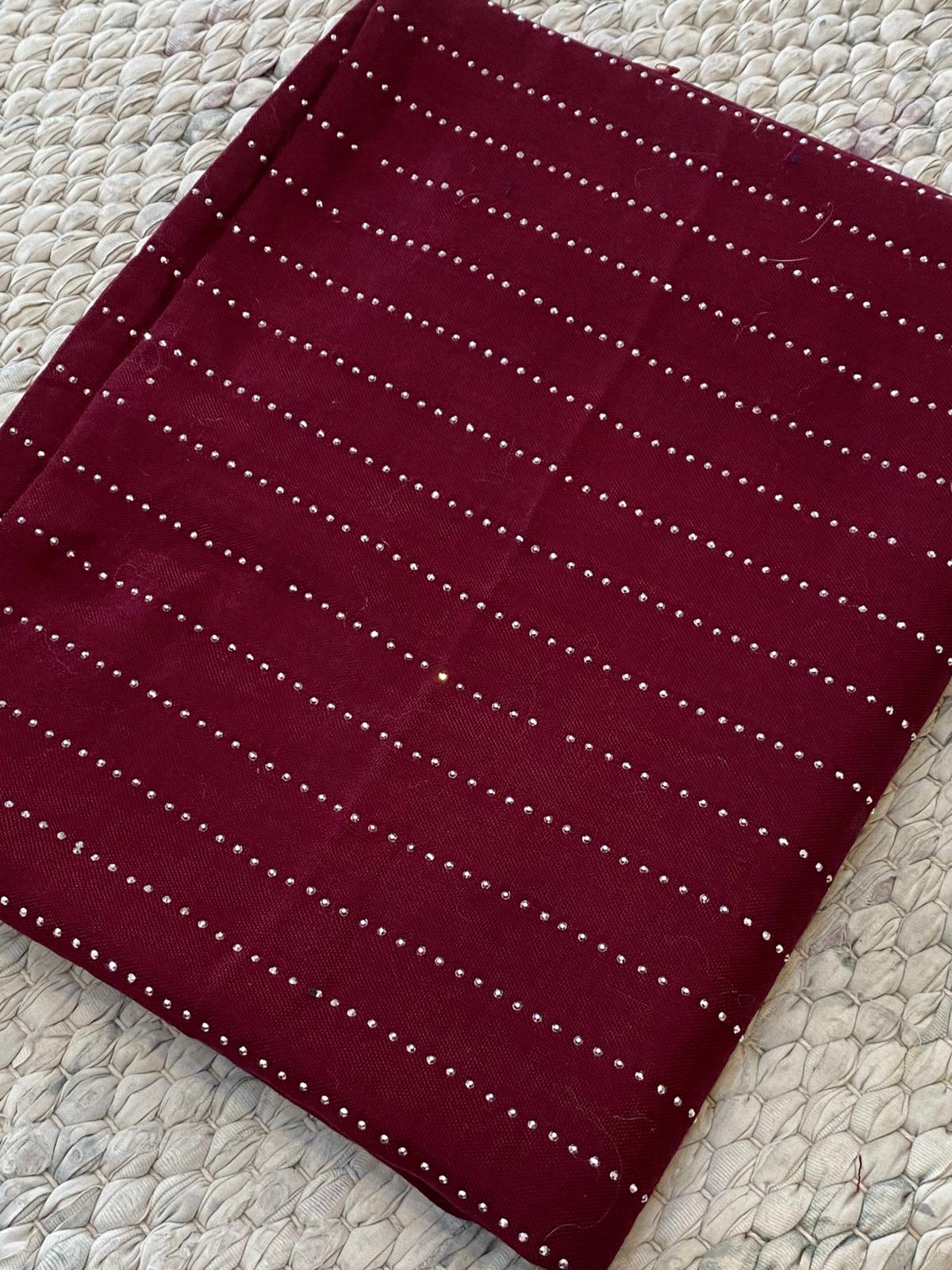 Stardust Lawn - Maroon