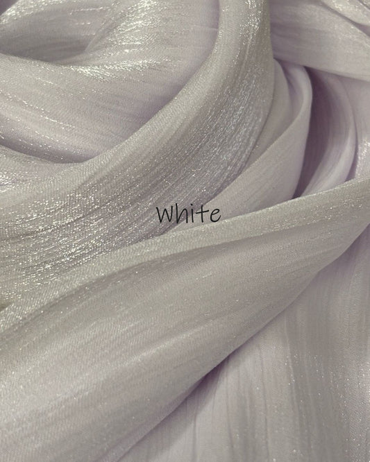 Fairy Dust Hijab - White