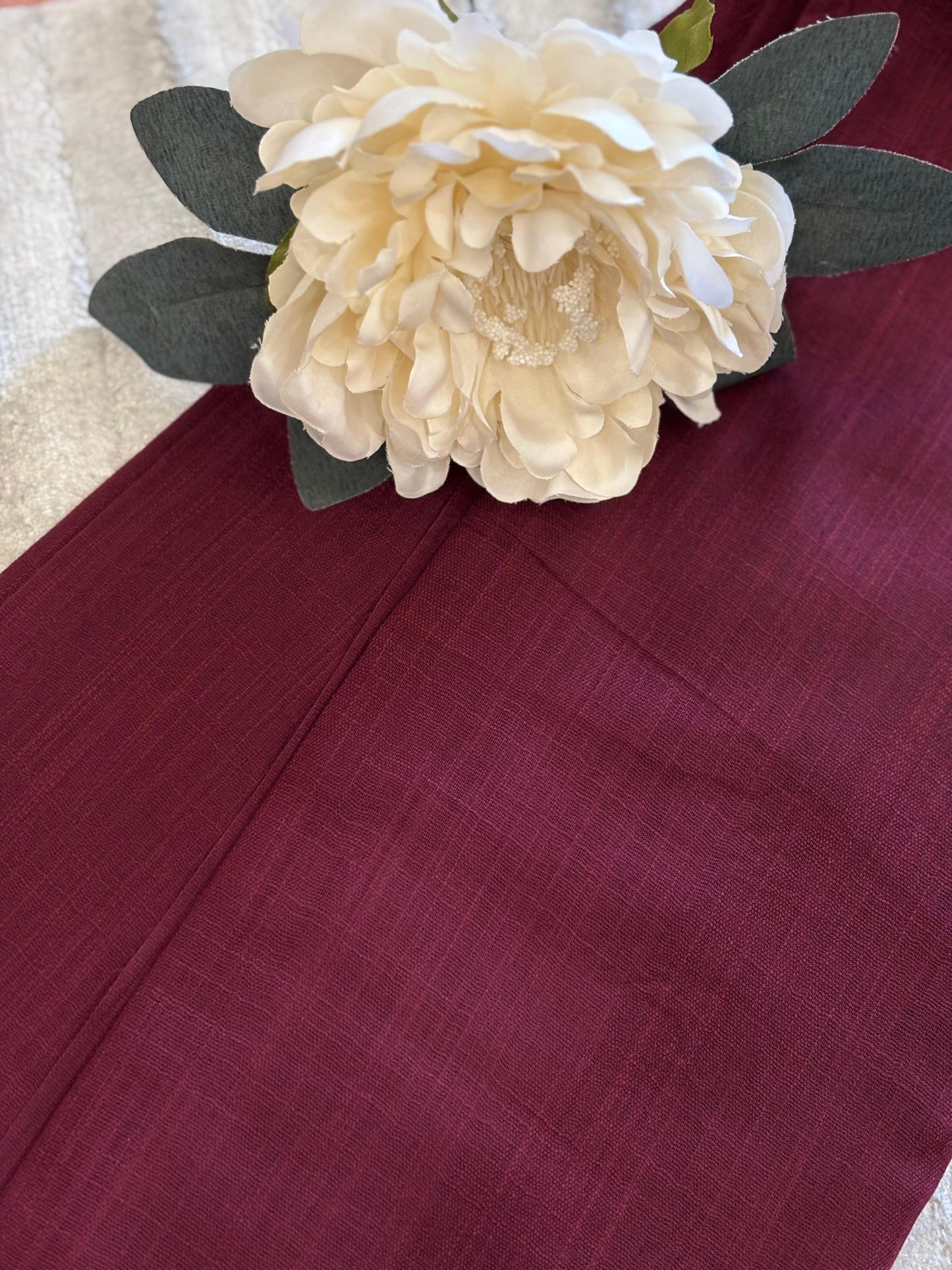 Turkish Lawn Hijab - Wine