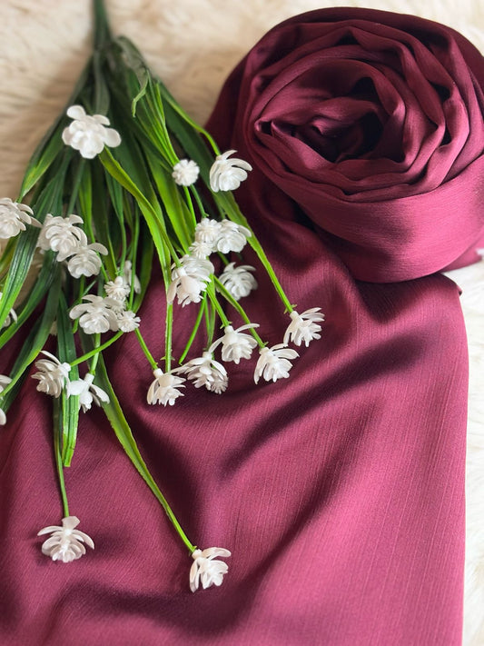 Crinkle Silk - Wine