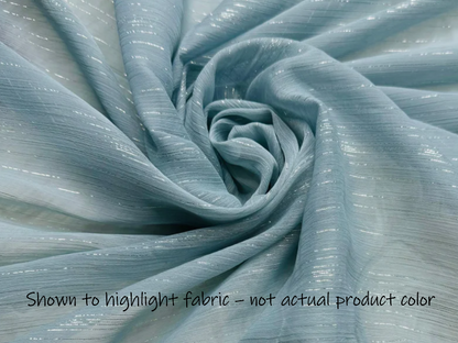 Shimmer Luxe Chiffon - Hot Pink